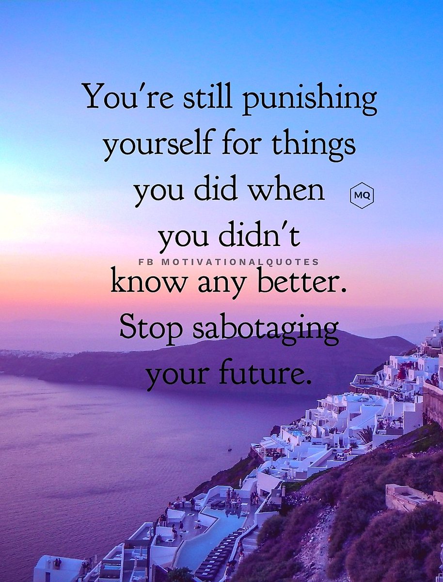 motivational's tweet photo. Stop sabotaging your future https://t.co/8g9ZeYKIfd
