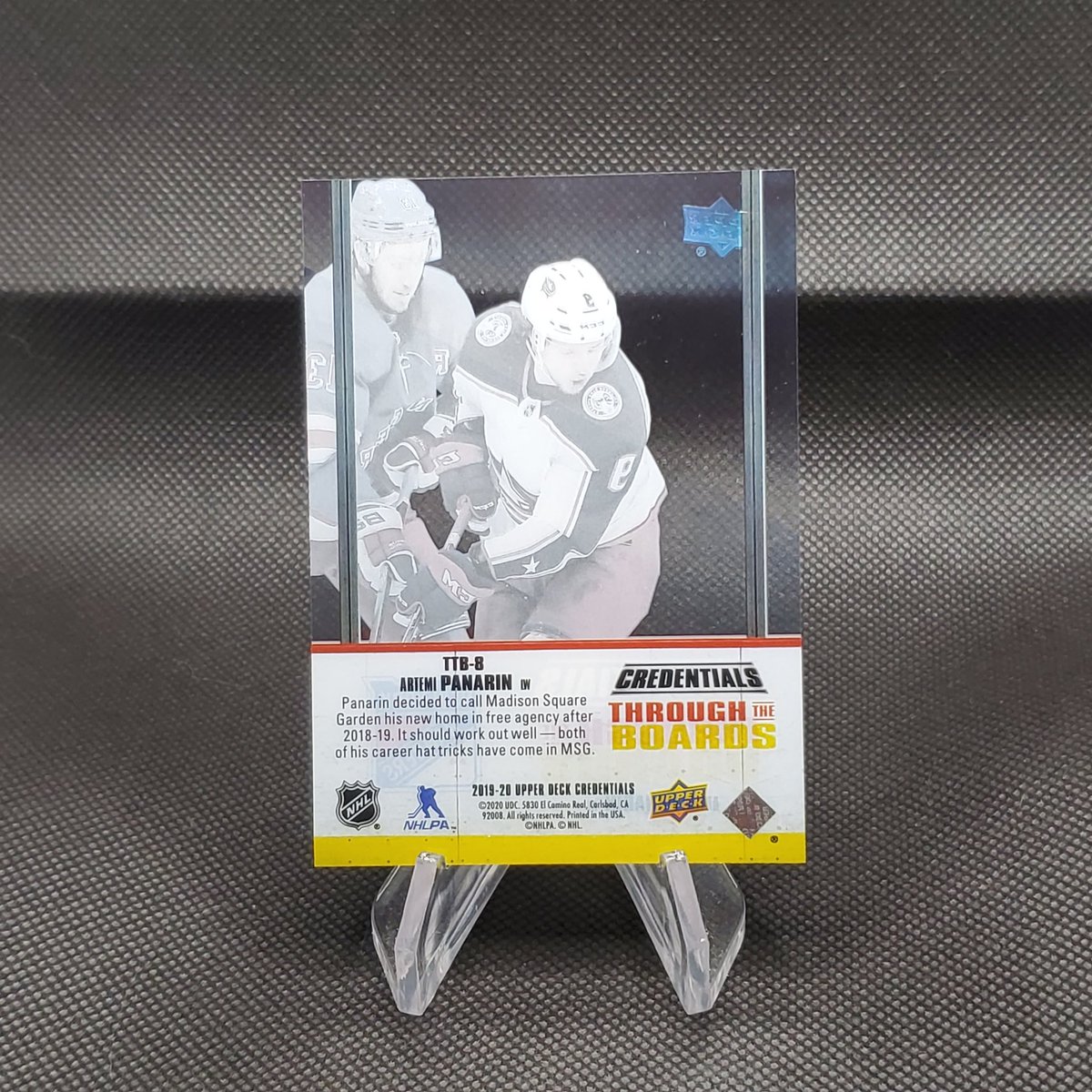 OTB_Breaks's tweet photo. Hope everyone had a nice weekend! Time to get back to the grindstone and #GetThatBread
2018/19 Upper Deck Credentials
Through the Boards TTB-8
formerly #ColumbusBlueJackets
#ArtemiPanarin
#TheBreadman
#whodoyoucollect https://t.co/yUKldRuFoi