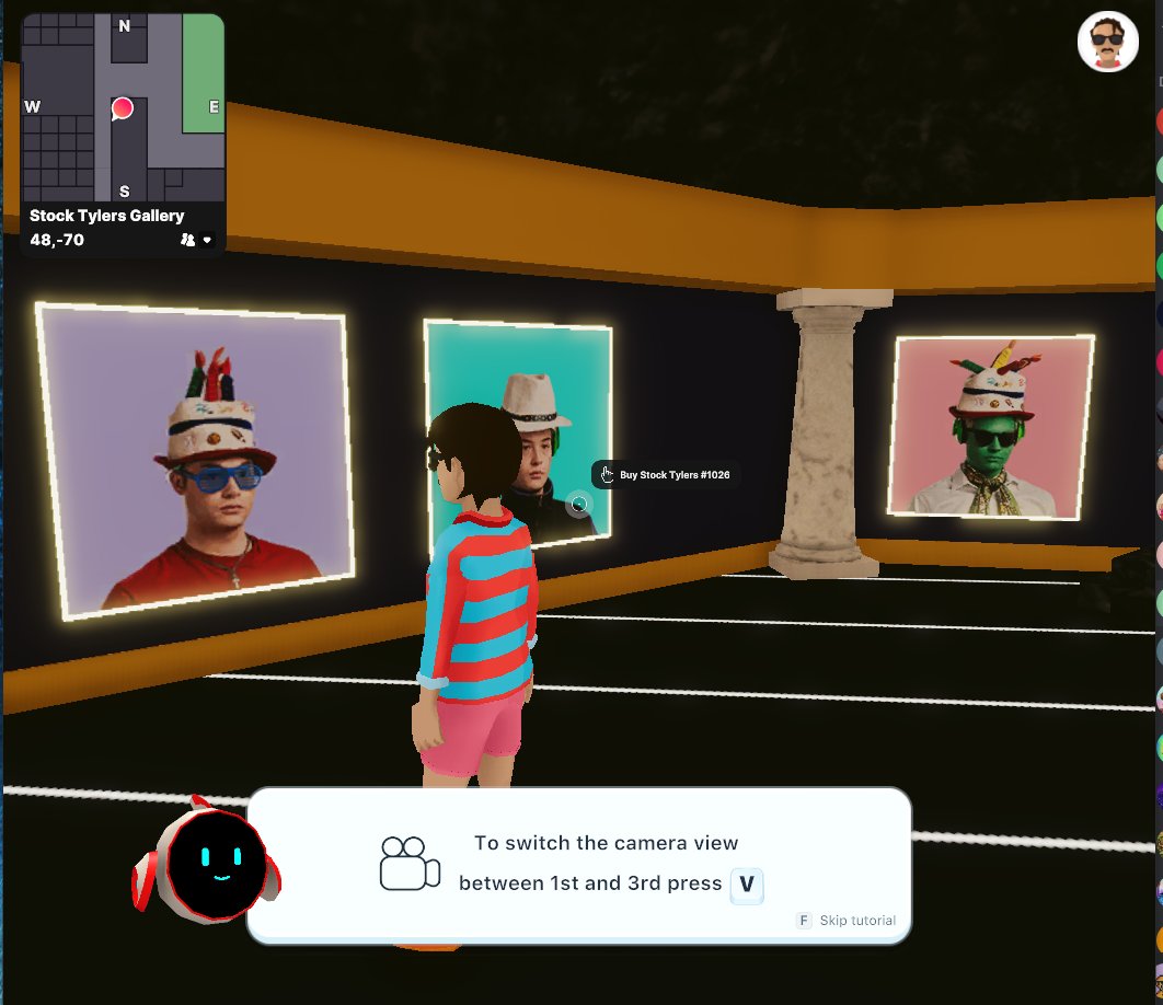 <a href="/StockTylers/">Stock Tylers</a> Name another Solana NFT project that has a NFT gallery on Decentraland. I'll wait.