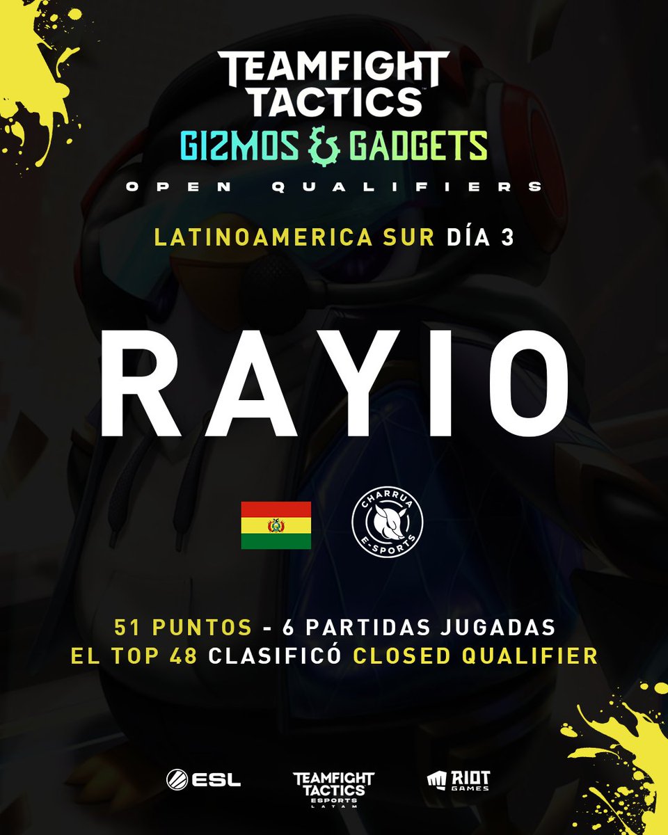 Felicitamos a <a href="/RayioGG/">Rayio</a> por ser el ganador del Open Qualifier #2 LAS. 

Le deseamos el mayor de las suertes a el y a todo el resto de clasificados.

Mención especial para @vredMKM que a pesar de llevarse un TOP 8 se quedó con el 3er Lugar de la competencia.