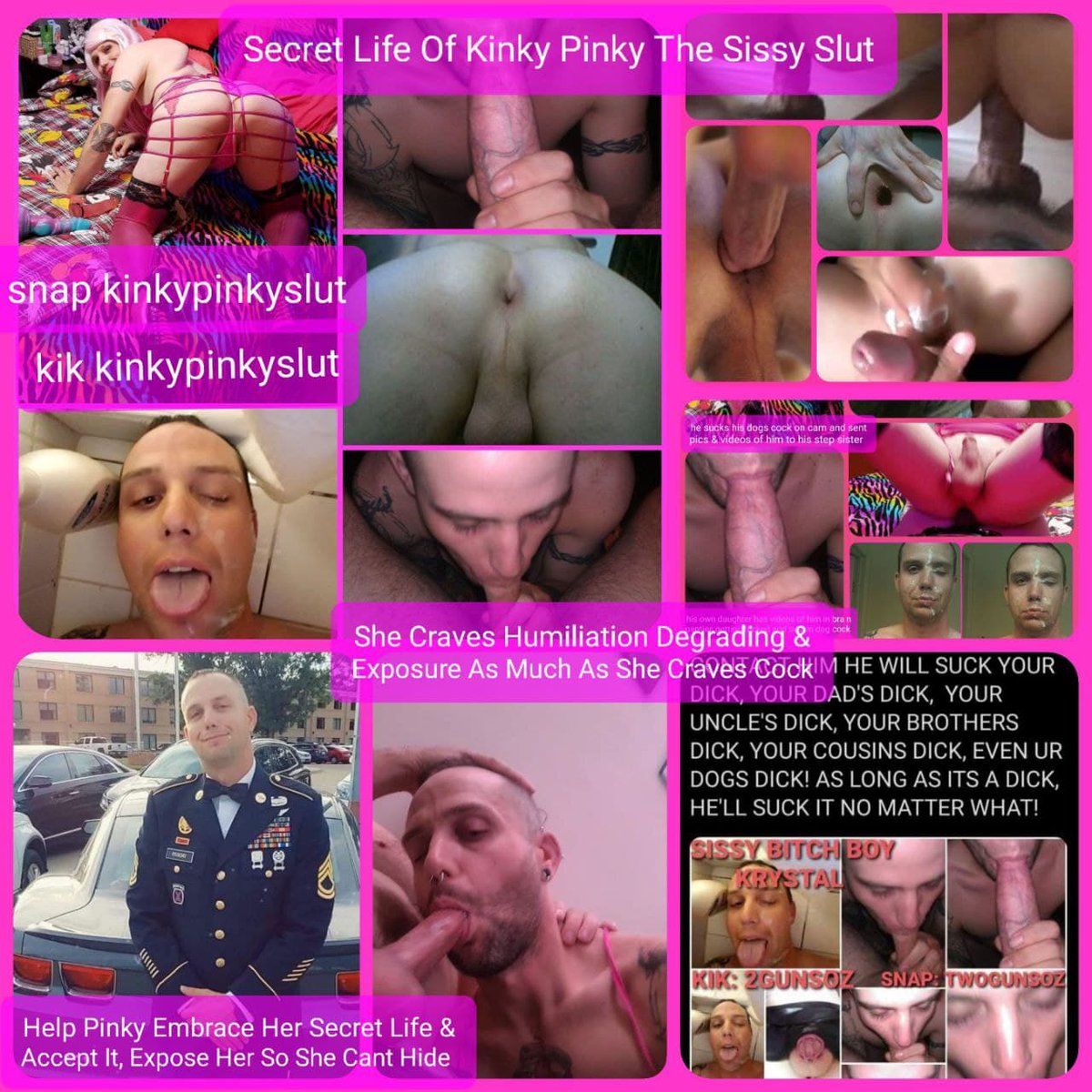 Raven Kinky Pinky The Sissy Puddle Slut’s pics and videos