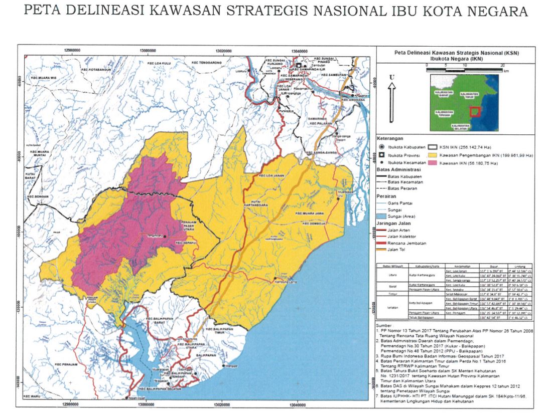 kvspringer's tweet image. Best map I've seen delineating the location of Indonesia's new national capital district. Nusantara will be located between Samarinda and Balikpapan in East Kalimantan province. Source: dpr.go.id/dokakd/dokumen…
#IbuKotaNegaraBaru
