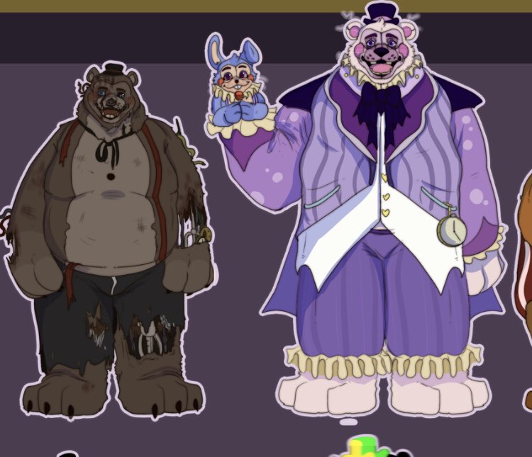AukkHttps's tweet photo. Many Freddy’s - lots of these are intentionally goofy don’t come for me #fnaf https://t.co/SrXgBJh1cD