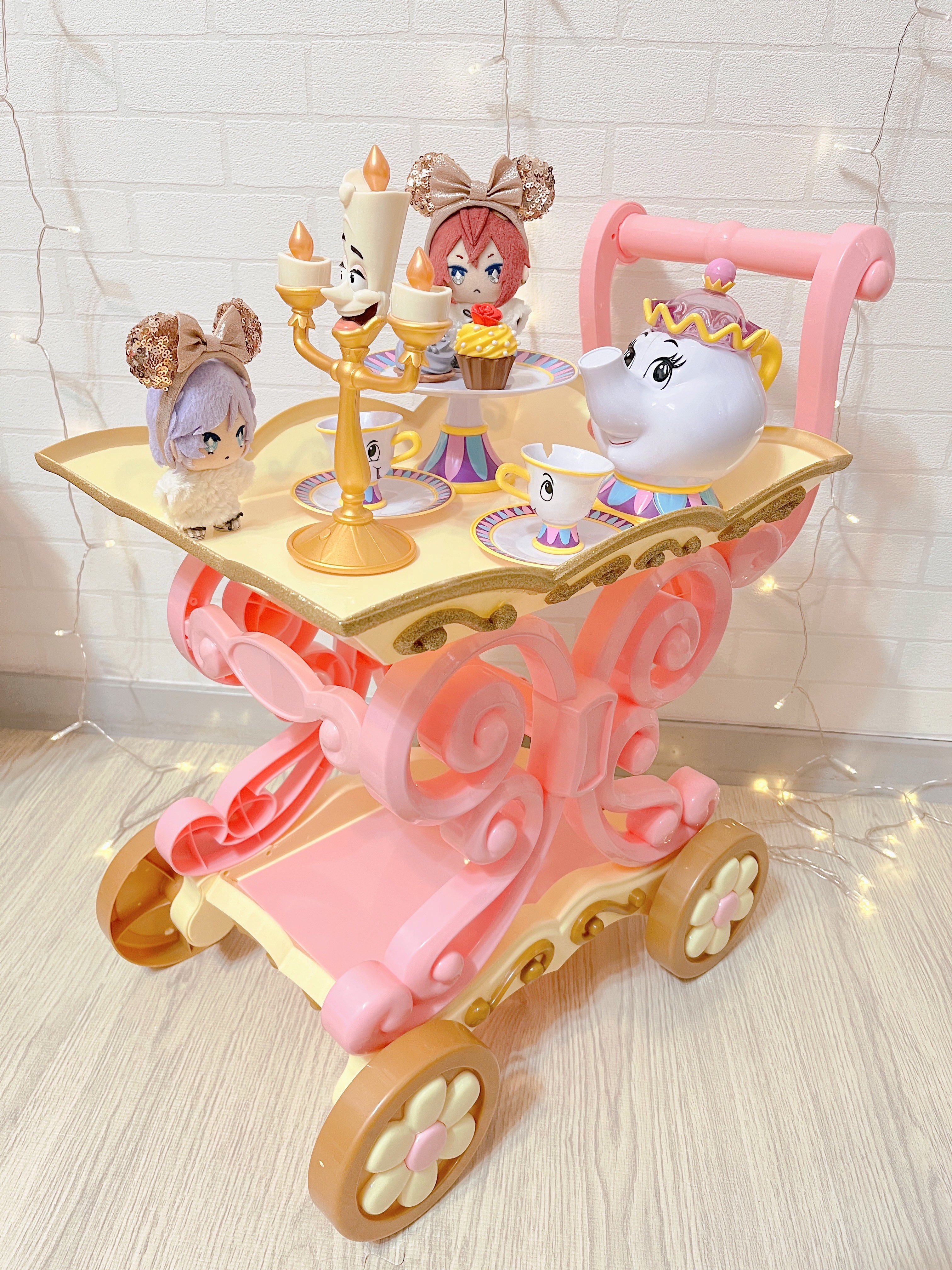 ディズニー 美女と野獣 ティーカートセット ティーセット