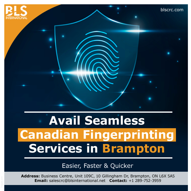 blscrc's tweet photo. Are you in quest of  Fingerprinting Center for Canadian Criminal Record Check in #Brampton? Call us on +1 289-752-3959 or visit: https://t.co/r1GVVNV0oJ Book your appointment now!
#DigitalFingerprinting #BLSInternational #RoyalCanadianMountedPolice
#CanadianMountedPolice https://t.co/qzMz4P6c4O