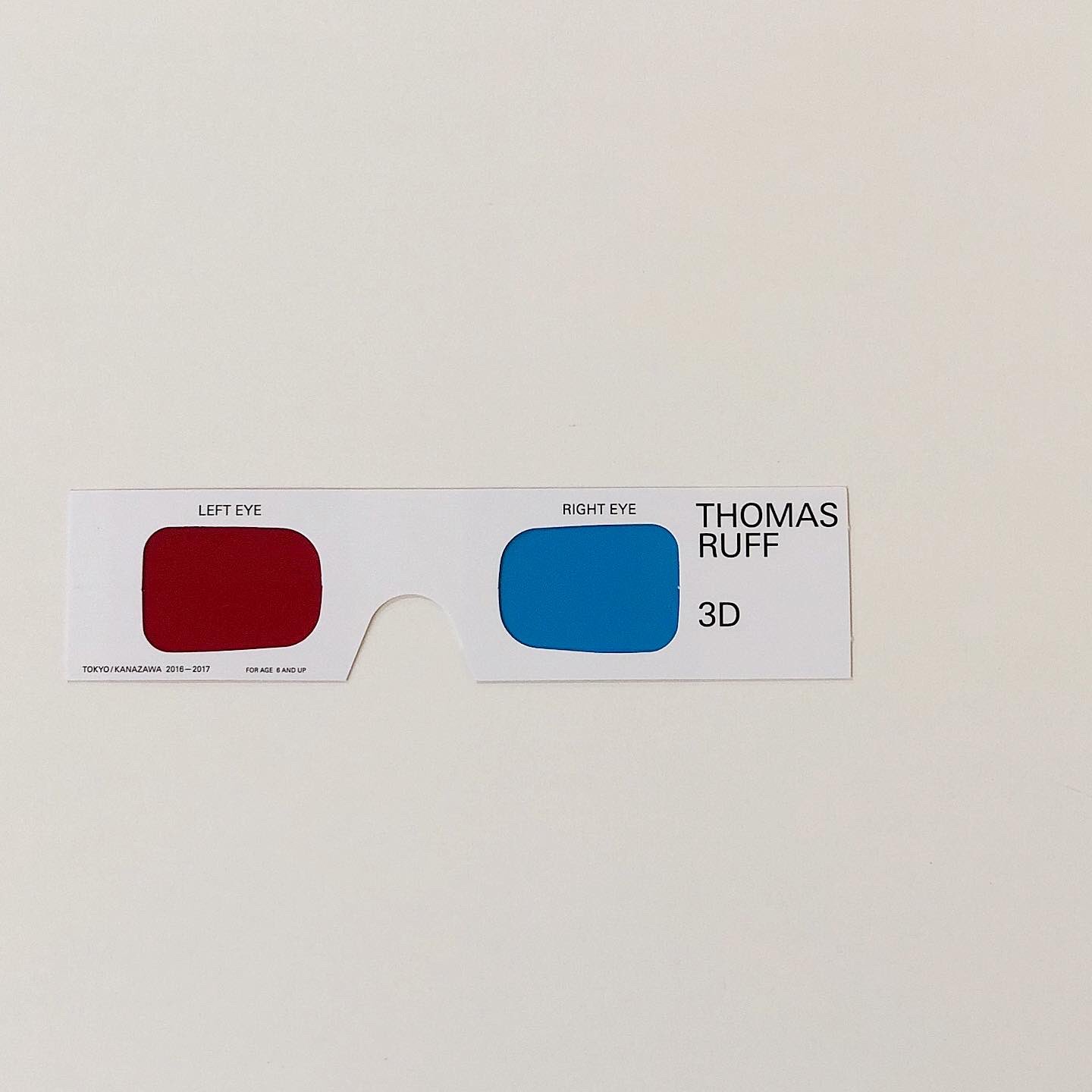 THOMAS RUFF トーマス・ルフ 展示会図録3Dメガネ付き 【公式通販】