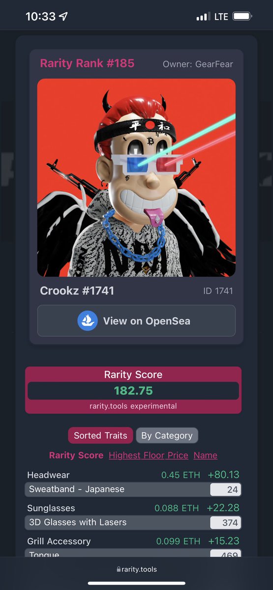 @crookznft <a href="/NFTSalesBots/">NFT Sales Bots - by BotFrens</a> Only 3 left with the headband on the is get em while you can !!