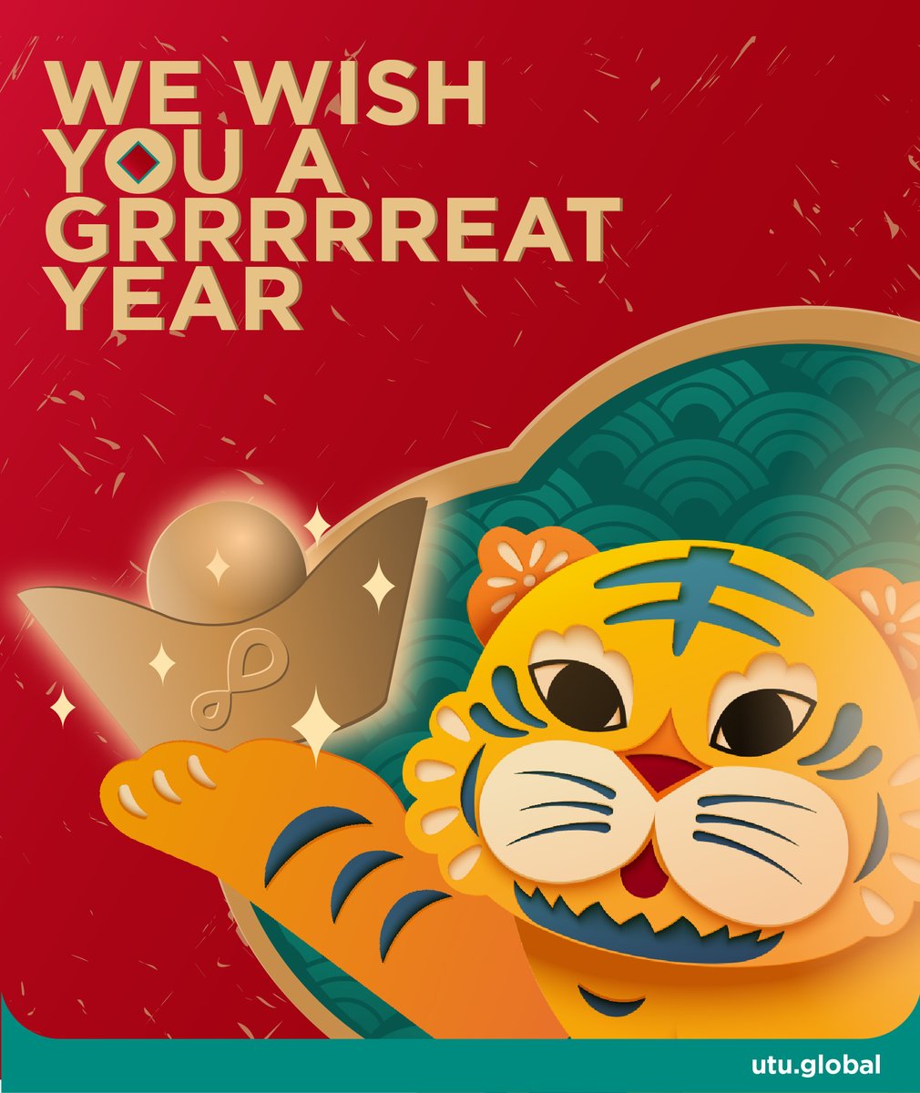 utuTaxFree's tweet photo. 🐯 utu wishes you a happy Year of the Tiger! 🐯

May it be filled with an abundance of #travel around the world. 

Don’t forget to use your utu Tax Free Card to receive more on your tax refunds. ​

#ututaxfree #taxrefund #moretoyou #lunarnewyear2022 #yearofthetiger https://t.co/Mr4NTBGWrE