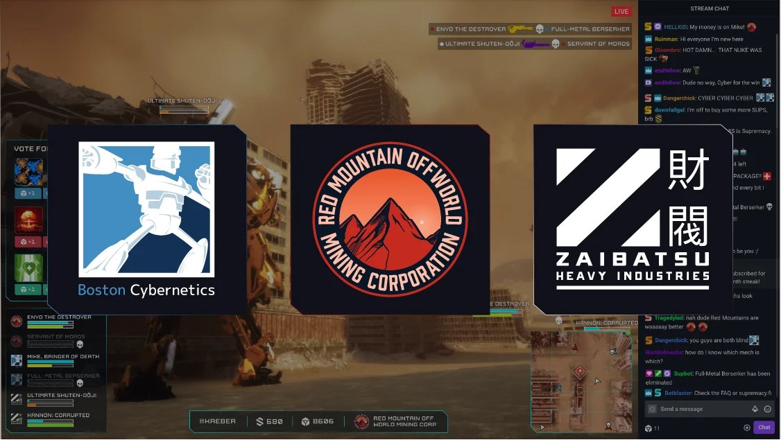 SupremacyMeta's tweet image. It’s the year 2149, governments have fallen, and the world is a battleground between these three AI-run Syndicates.
Who will you choose to pledge your allegiance to? 🦾
#SupremacyGame #NFTGame #Metaverse #twitch