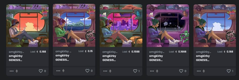 opensea.io/collection/omg…
Vibing this project so much right now, the cute backgrounds, the generated lofi music, idc where the price goes, I adore these, music sounds great too <a href="/omgkirbyDAO/">omgkirby Genesis</a>
