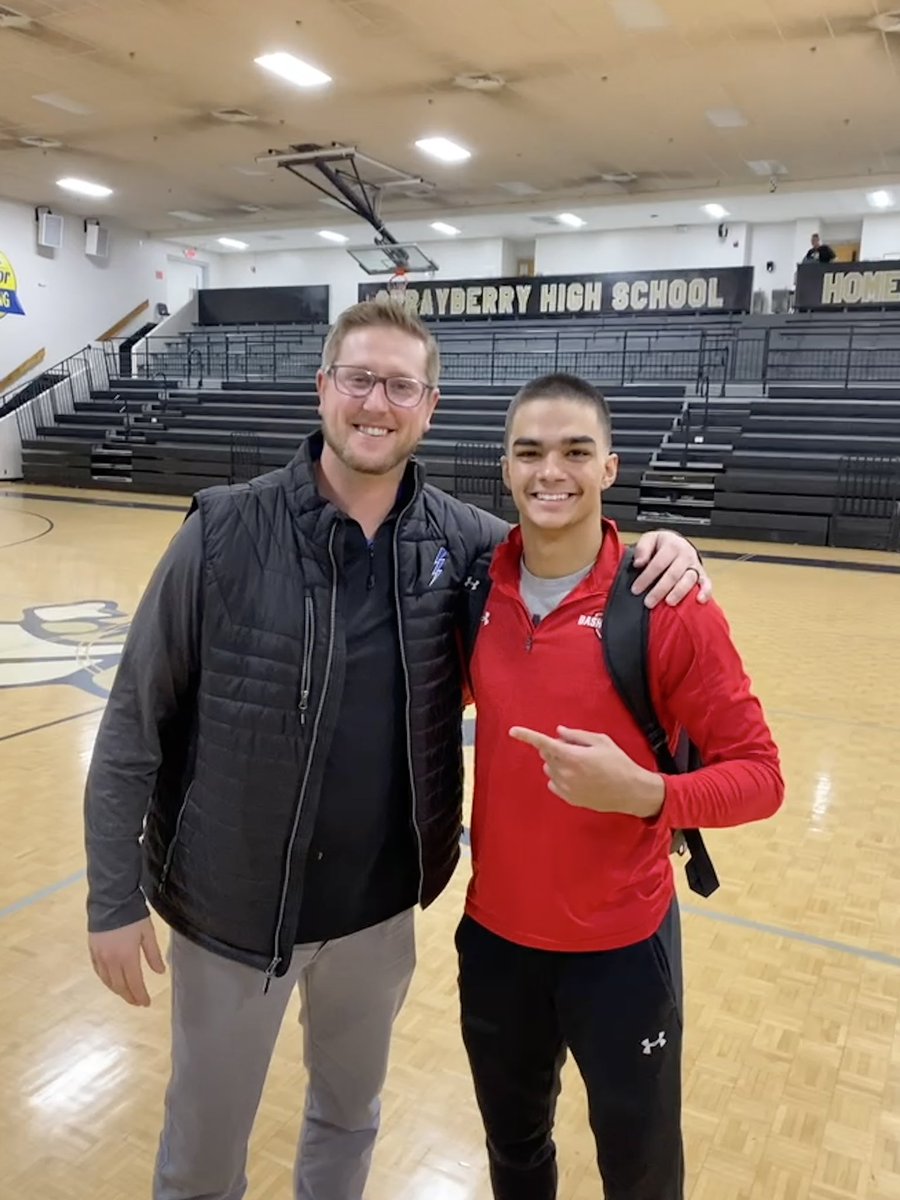 Always great to to see <a href="/AF_Football/">Air Force Football</a> coaches. 3 days and a lot less hair until I’ll be signing to the #boltbrotherhood