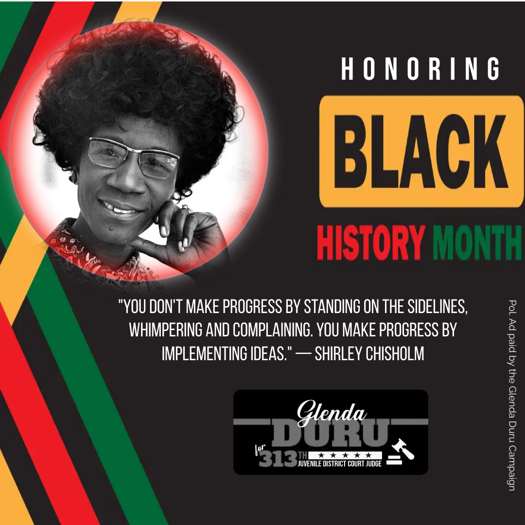 A fresh start to the week, honoring Black History Month.

#duru4judge #durufor313th #womendemocrats
 #harriscountydemocraticparty #harriscountydemocraticwomen #youngdemocrats #ourvotematters #blackwomenvote #blackhistorymonth