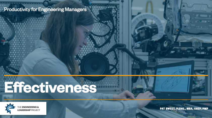 I'm launching a three-part video series on productivity for engineering managers to help them reduce stress, take control of their work and find better work-life balance.

Here's the first free video: 

loom.ly/dKUVFY4

#EngineeringManagement #Productivity