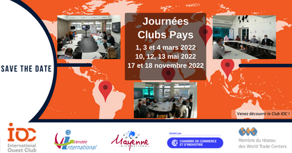 ClubIOC's tweet photo. ▶️Participez aux Clubs Pays @ClubIOC à @CCINantes 
🔎Découvrez les opportunités de 5 grandes régions du monde !
🌎Amérique du Nord
🌎Amérique Latine
🌎Europe
🌎Asie
🌎Afrique
💪Temps forts d’échanges entre entreprises pour gagner en performance !
👉 https://t.co/5bJHrIFmup https://t.co/Fzsc8c3960