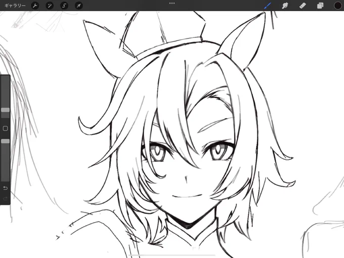 お絵描き中〜 
