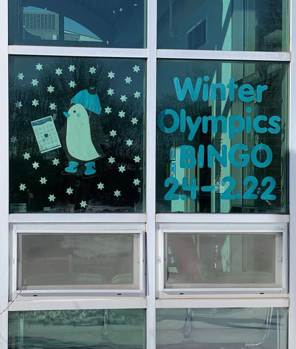 mclsnj's tweet photo. Take a look at our Hopewell Branch’s beautiful window display, which features both #libraryloversmonth and our Library #WinterOlympics BINGO game! Play for a chance to win a Winter Safety Kit.
#njlibrariessnapshot #njlibraries #librarylovers #mercercountynj #ilovelibrariesnj https://t.co/6TPGBcGTc3