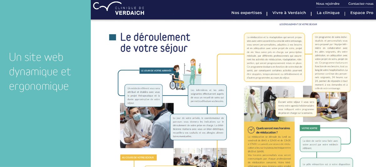 CVerdaich's tweet image. [Du côté du web] Depuis quelques jours, nous avons lancé notre nouveau site internet pour clarifier nos informations, fluidifier le parcours patient et la recherche d’information des professionnels.

Une nouvelle expérience à découvrir 👉 clinique-verdaich.com
#sante #medecine