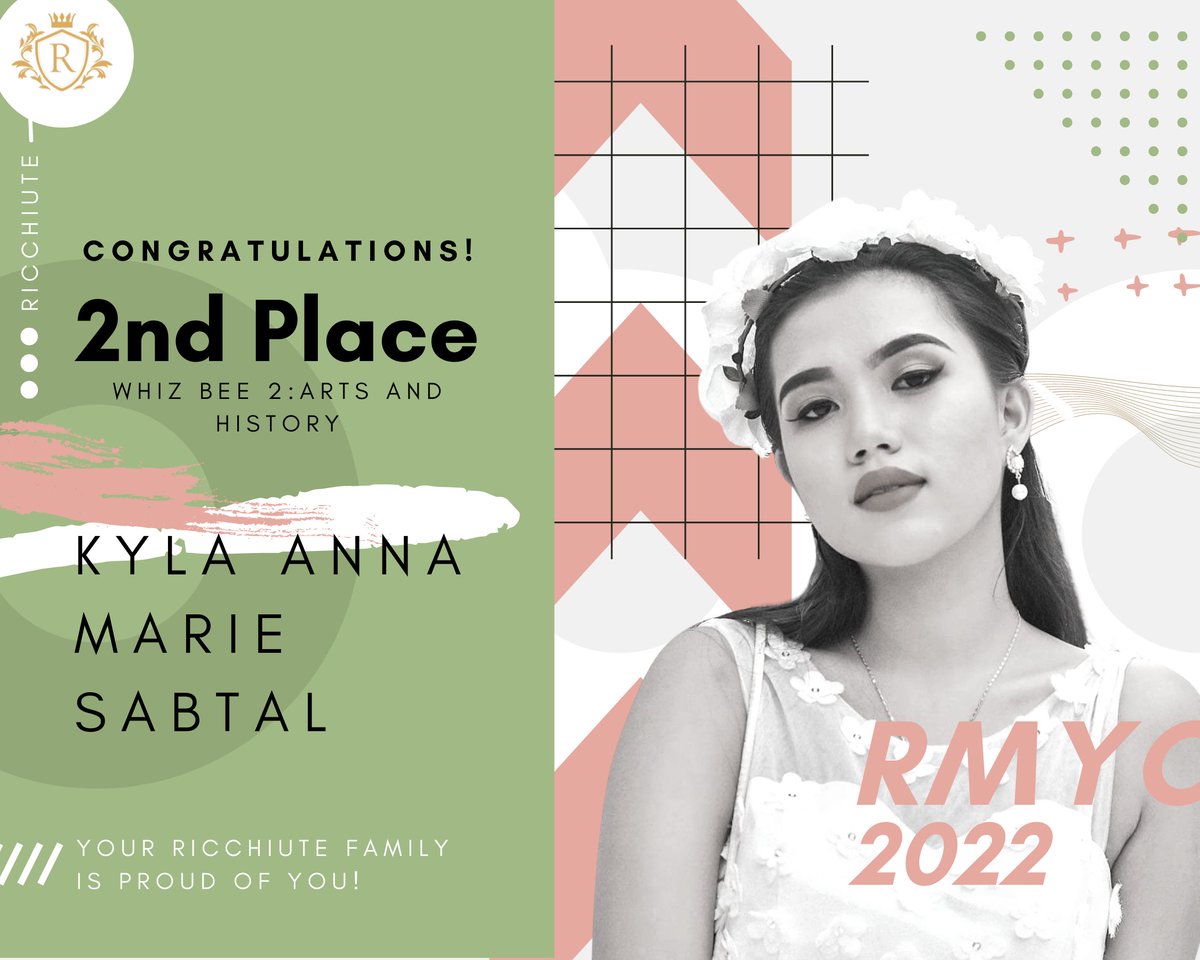 Ricchiute's tweet photo. The Royals have once again proven to everyone that Ricchiute will never back down in showcasing their talents and skills, may it be in academics or non-academics. 

(1/5) https://t.co/pUpENv0Ewd