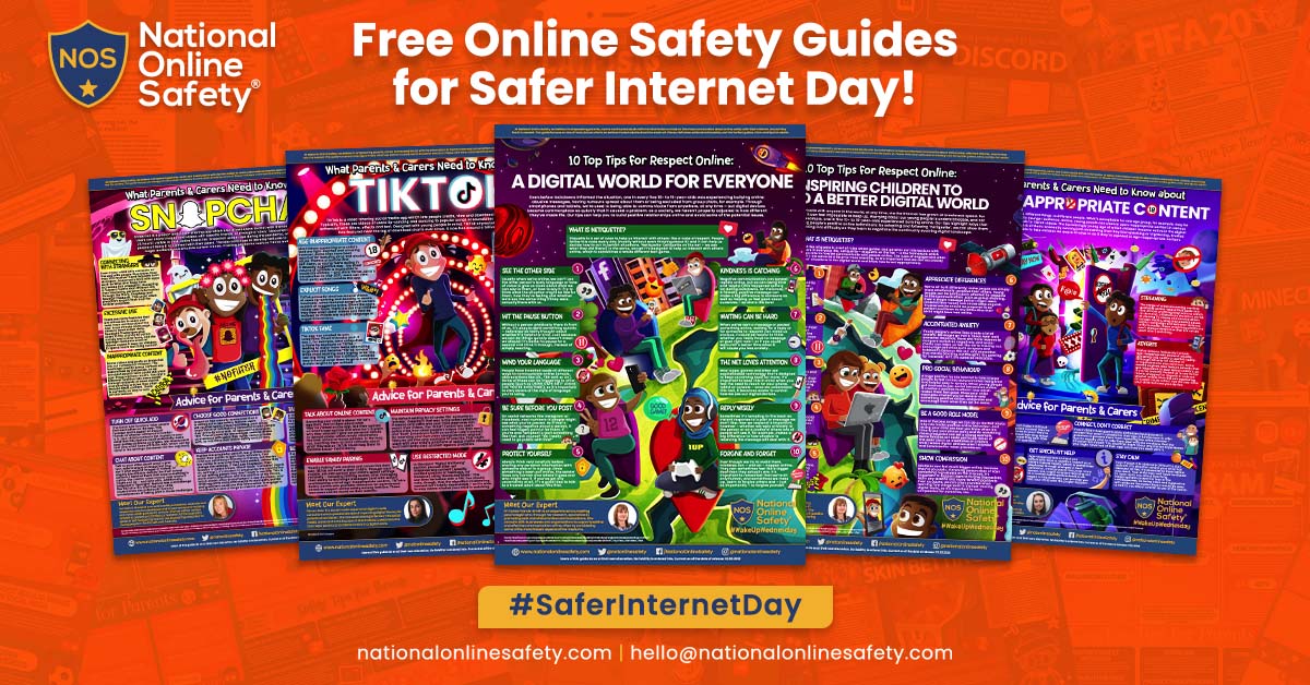 wake_up_weds's tweet photo. Are you ready for #SaferInternetDay? 👨‍🏫📅

Whether you’re teaching about TikTok or investigating Insta, we’ve got hundreds of FREE award-winning #OnlineSafety guides that will help to keep children safe online 🎮🛡

Access now >> https://t.co/Xppiuf6m7V https://t.co/WDEuWI2apX
