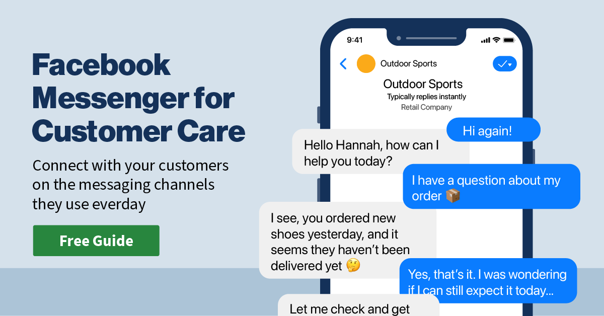 scass's tweet photo. With 2.74 billion Facebook users worldwide, Messenger has always been the channel to talk to friends &amp; families. So why not chat to our favorite brands there, too?

The time has come to put Messenger at the heart of your customer care strategy 💬 https://t.co/0dyDjkWupd https://t.co/TidCneR4SW