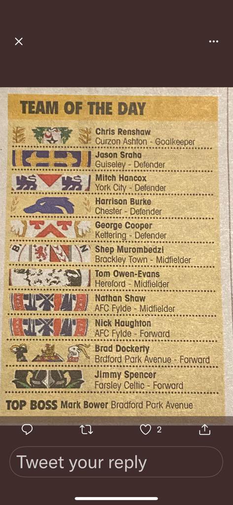 CurzonAshton's tweet photo. 🏆 Congratulations to the Nash’s number one, @chrisrenshaww, for making the @TheVanaramaNL North Team of the Day for the second successive week!

Outstanding yet again👏🏼

#UTN https://t.co/kdowsZ7MzF