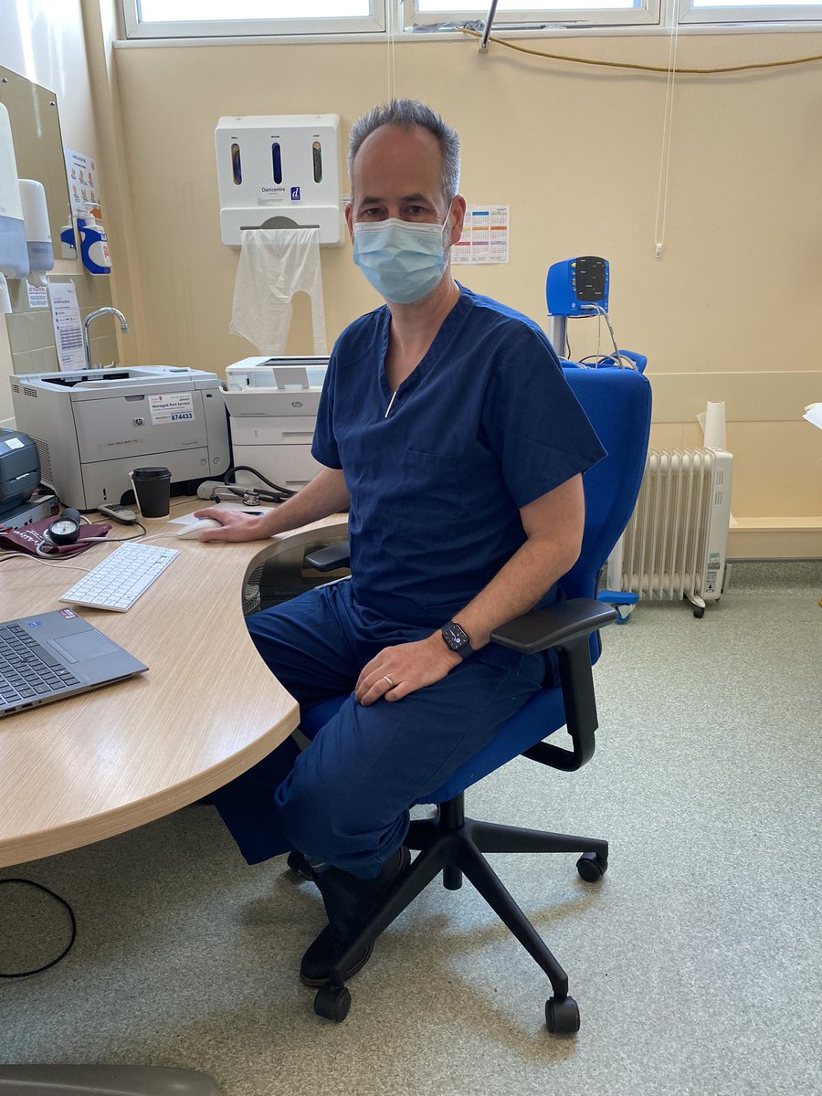 GovJsyHCJ's tweet image. Great to welcome Dr Matt Doyle to the hospital today as clinics for Islanders with Long Covid begin…. The first patients were seen by Dr Doyle this morning. GPs are actively referring patients to the clinics #hereforthepatient @allergygp
