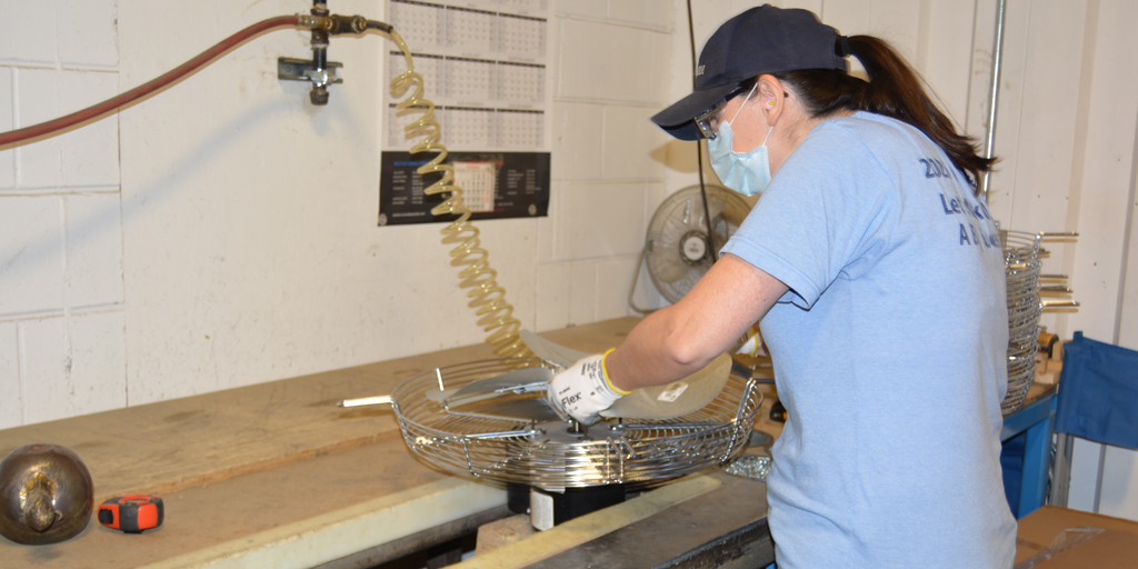 CanarmHVAC's tweet photo. It’s Martha Monday! Today, she is building a 12” standard fan. Our production team is efficient and has the highest standards for quality assurance! Just one more reason to make #Canarm your #OneStopShop for all of your ventilation needs.
#IAMCANARM #HVAC https://t.co/OioHNXNPCF