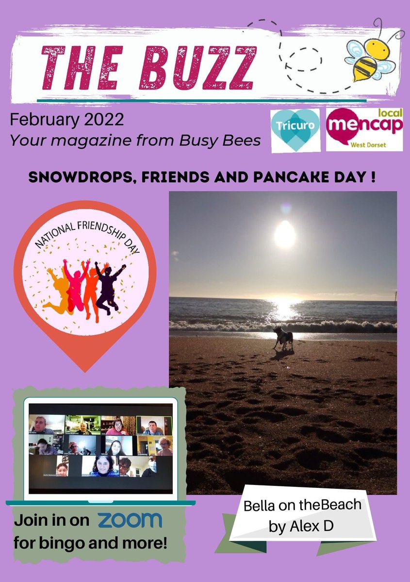 February's edition of The Buzz is out now!  Click to read..... westdorsetmencap.org.uk/category/bridp…