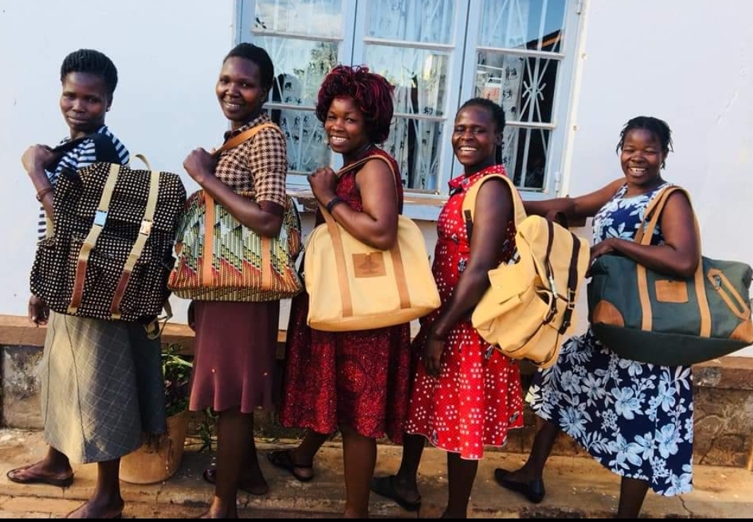 Some of our ladies with the bags they have made.
#WENDAFRICA
#womenempowerment 
<a href="/Andruvilejolly/">Jolly Grace Okot Andruvile</a>