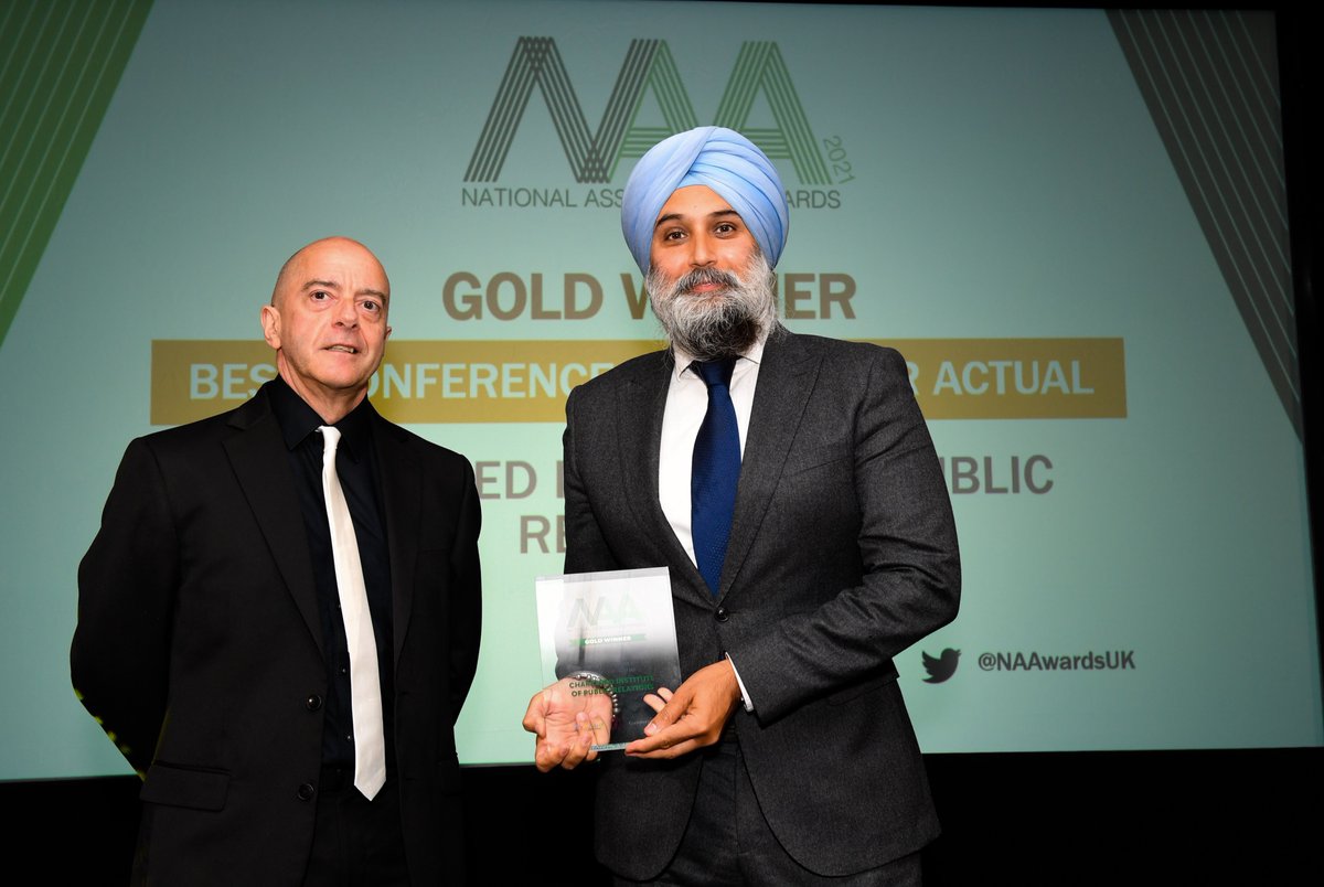 A huge congratulations to <a href="/CIPR_Global/">Chartered Institute of Public Relations</a> for being the 2021 Gold Winner in the Best Conference category! Don't forget to enter this year’s National Association Awards and go for the double!🏆 bit.ly/3B1CYQk
#NAAwards