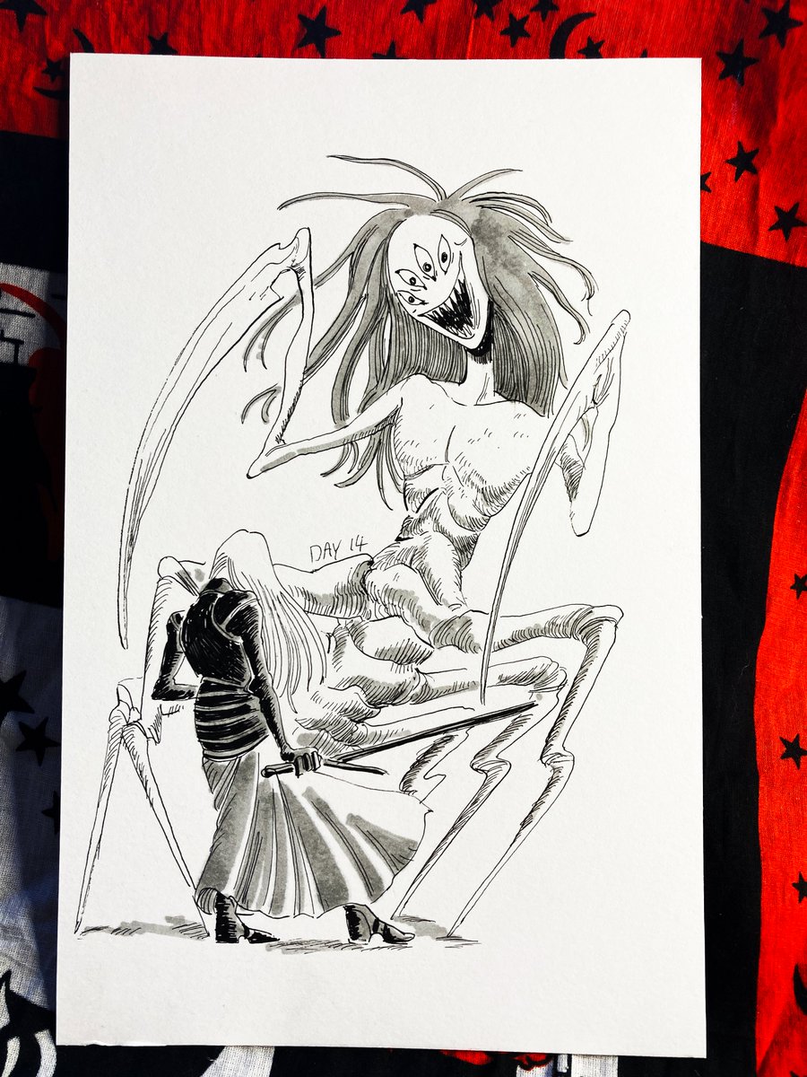 Morning folks!

I've put up some of my drawtobers for sale on my store! These are the inked originals (you'll be able to feel that sweet sweet dip pen ink textures) so once they're gone, they're gone! 

Shop link in reply 