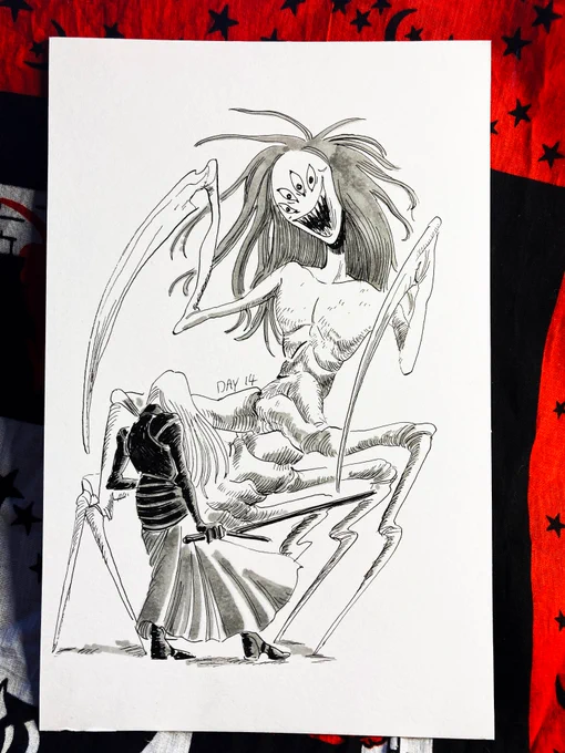 Morning folks!

I've put up some of my drawtobers for sale on my store! These are the inked originals (you'll be able to feel that sweet sweet dip pen ink textures) so once they're gone, they're gone! 

Shop link in reply 