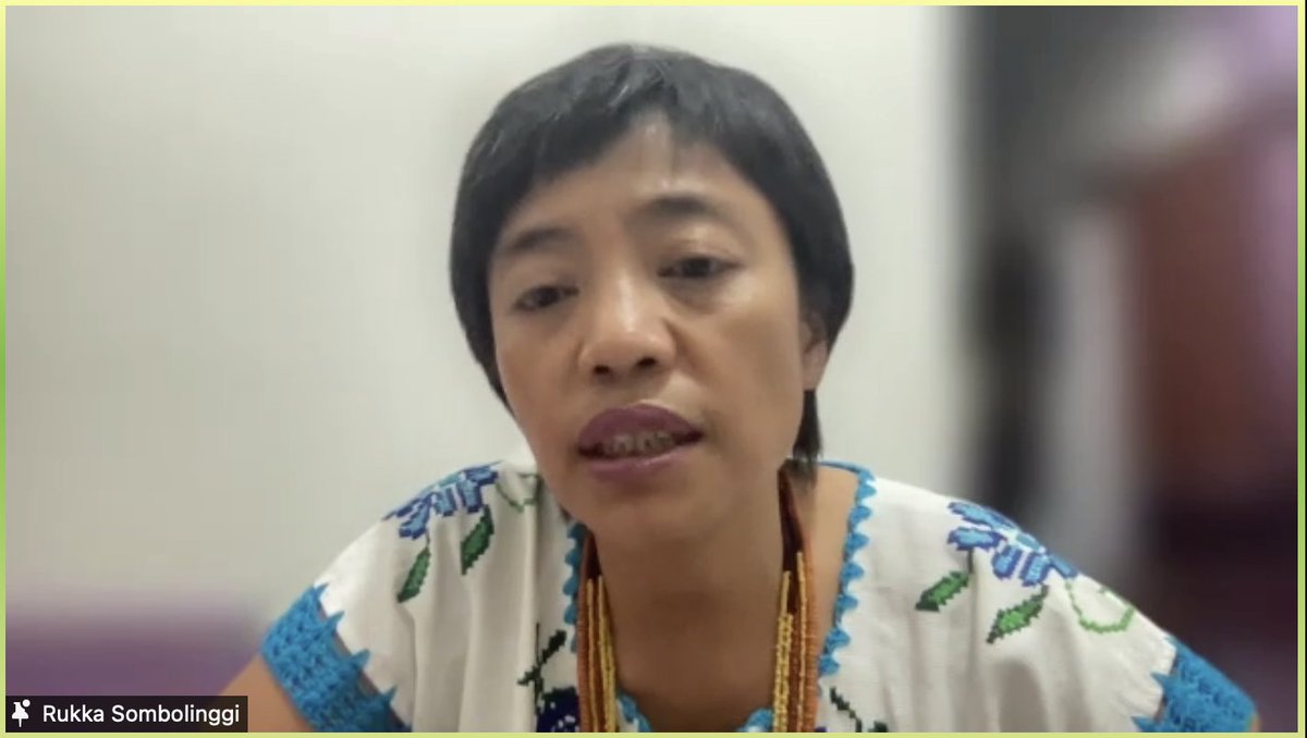 'Leaders at the CoP26 said the carbon market is the way out--but this is a false solution. It doesn't provide a way out of the structural inequalities that continue to harm Indigenous Peoples.'
-@rsombolinggi, Indigenous Peoples Alliance of the Archipelago #Indonesia #30x30
