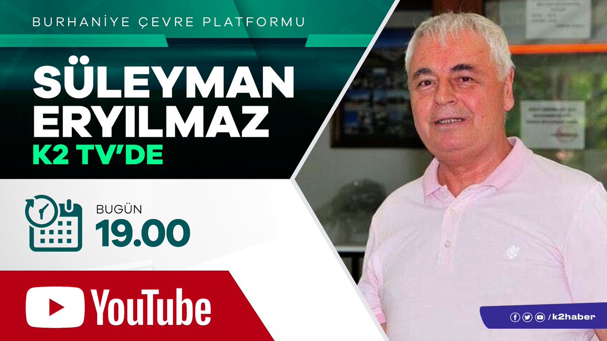 k2haber's tweet image. #TümadMadradanDefol
🍃📽️ Burhaniye Çevre Platformu'ndan Süleyman Eryılmaz (@eryilmazsuleyma) ile Tümad Madencilik'in Madra Dağı'nda yarattığı ekolojik yıkımı ve yaşam savunucularının verdiği mücadeleyi #K2TV'de konuşuyoruz. @baharunnlu

📅 Bugün
⏰ 19.00
📡youtu.be/BNFR6NnFuNY