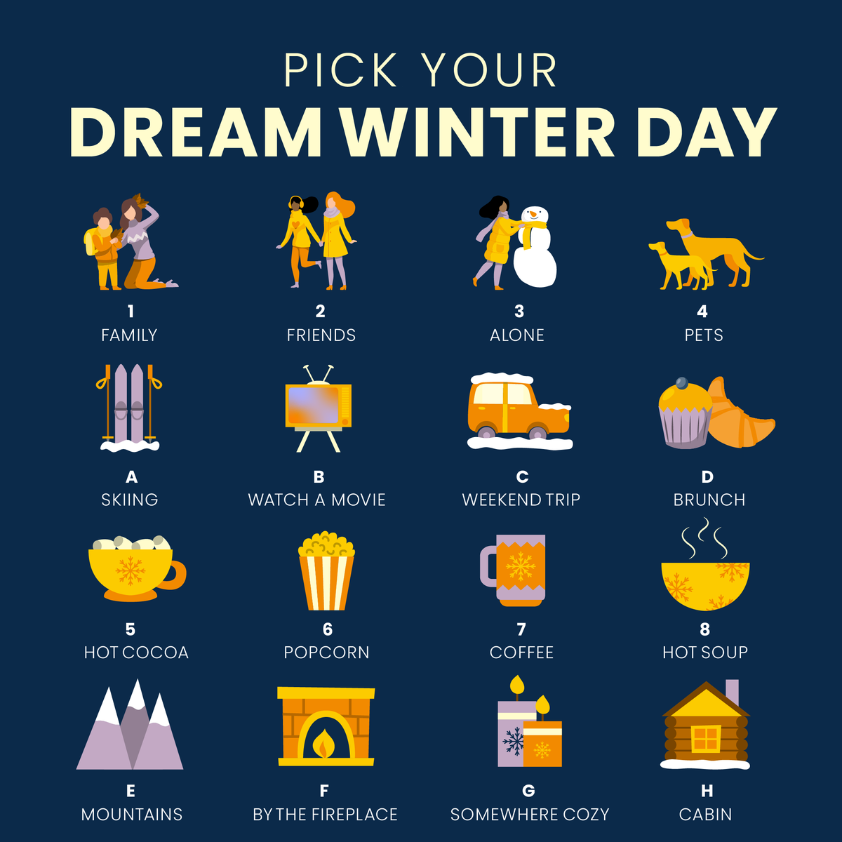 Nurishofficial's tweet photo. There are actually many reasons to love winter. ❄️ Tell us in the comments what combination makes up your dream winter day!

#winterfun #seasons #ilovewinter #cozy #snow #nurish #nurishbynaturemade https://t.co/129hsY4tqD