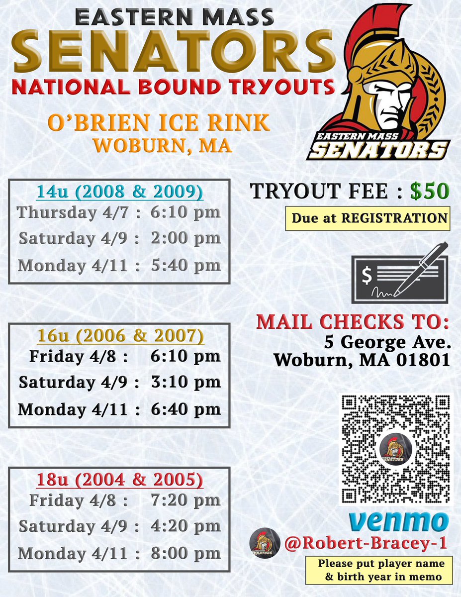EMassSensHockey's tweet photo. National Bound Tryout dates &amp; times. Registration open https://t.co/Pmd2byjtWG https://t.co/Z3sS474nl4