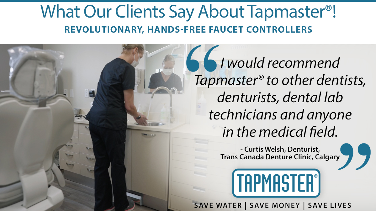 TapMasterInc's tweet photo. Shop https://t.co/1LxrHQAfxb to see our fast-selling lineup of non-electronic, hands-free faucet activators. See below for what dental professionals are saying about our products.
#handsfreefaucetactivator #savewater #savemoney #savelives #infectioncontrol #retrofityourfaucet https://t.co/NZdf7D7iJO