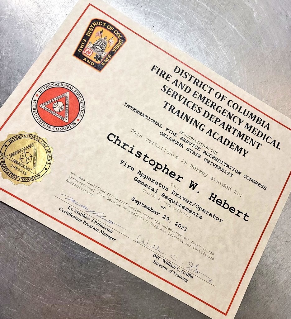 chebert13's tweet image. I've been driving a DC wagon for 20+ years... happy to report it's finally official. 😁 #Engine13 #DCFD