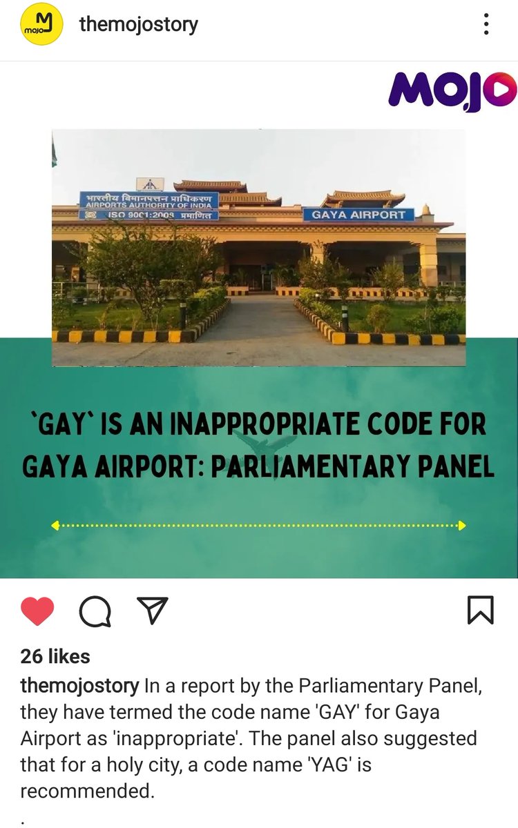 ShadabJourno's tweet photo. Bole toa Bole Kya.....Whatever, U r ❤️ Gaya..

#gaya #gayaairport #GayaMP #VijayKumarManjhi #gay https://t.co/i5r6ICUxOH
