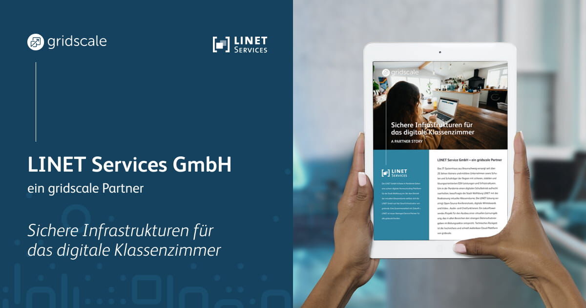 🤝#Partnerstory 
Die LINET GmbH richtete in Pandemie-Zeiten eine sichere digitale Homeschooling-Plattform ein. Dabei verlässt sich <a href="/linetservices/">LINET Services</a> auf unsere Cloud-Infrastruktur und ist zudem neuer Managed Service Partner für alle gridscale Kunden.
👉mygs.io/l9rpR