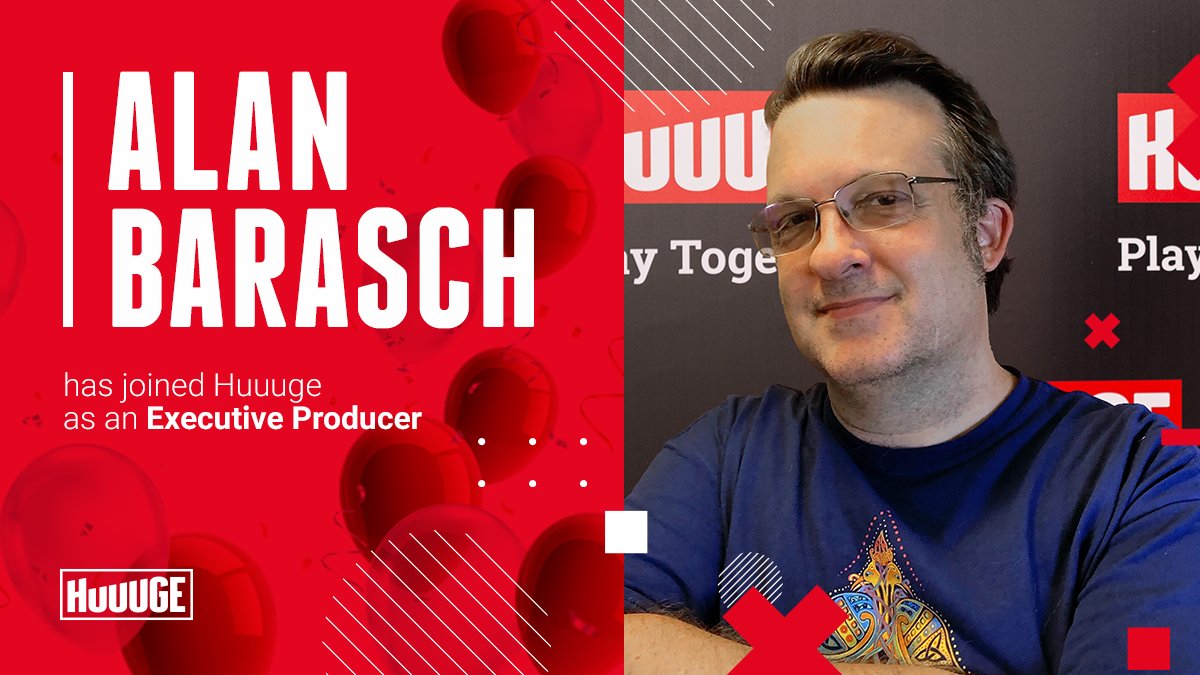 We are very excited to share that Alan Barasch has joined Huuuge Games as an Executive Producer. Alan is a lifelong game maker with huuuge experience (over 27 years!) and will strengthen our HuuugeX Helsinki team. Welcome aboard, Alan!

#playtogether #huuugeteam #team #gaming https://t.co/VlsVmbiYhI
