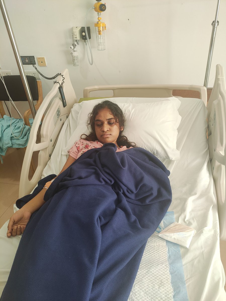 9rahulcool's tweet photo. @KTRTRS Sir, I am Rahul, requesting financial help for my sister Sudha Priya.*She is suffering from Aplastic Anemia - A Rare Blood Disorder*. She will not survive more days unless we go for a *Bone Marrow Transplant*. The estimation is INR *35,00,000/. She is admitted at Apollo. https://t.co/7u5bTfFcOy
