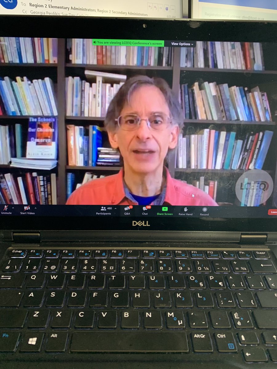 Alfie Kohn: What long term goals do you have for your students? Does what we do on a daily basis get in the way of realizing these goals? #lceeq2022