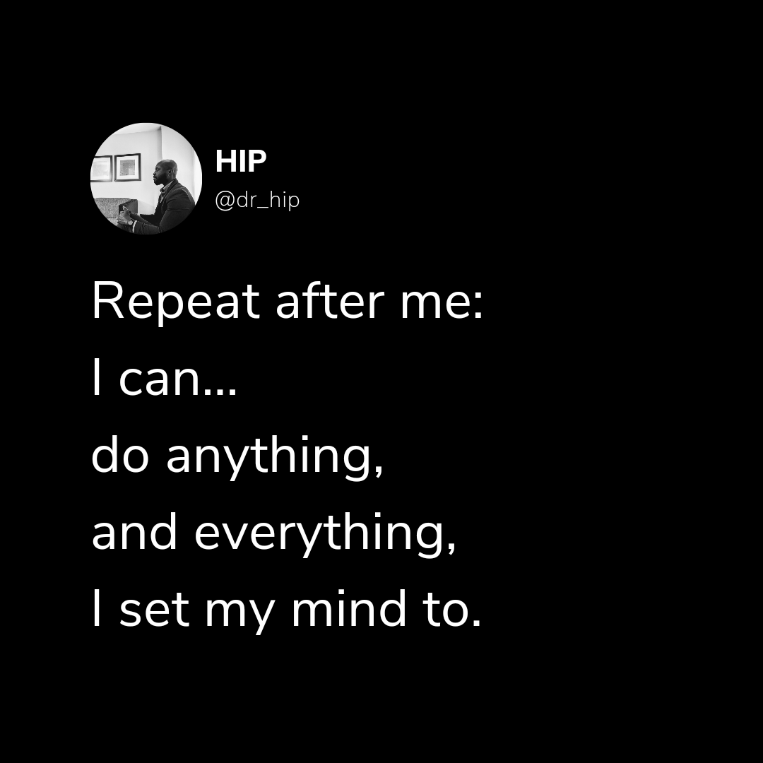 dr_hip_'s tweet photo. It's bigger than possessing the mindset. Gotta speak it into existence. 🗣️ #makelifematter https://t.co/SAO8efdMtf