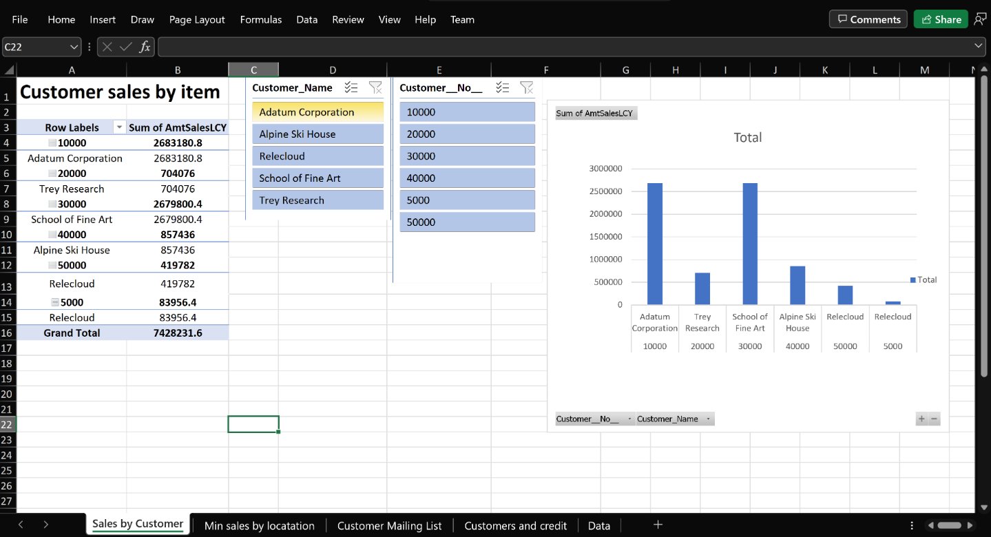 Excel Layout Sample