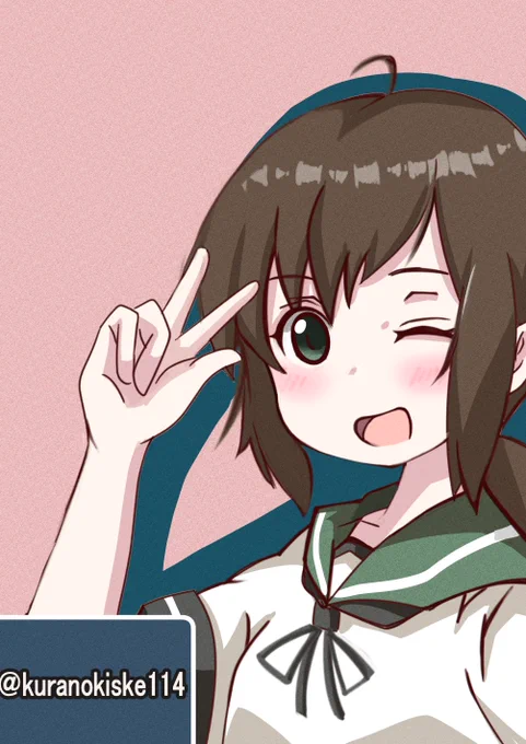 ふブッキーさん。#艦これ版深夜の真剣お絵描き60分一本勝負#艦これ版真剣お絵描き60分一本勝負_20220207 