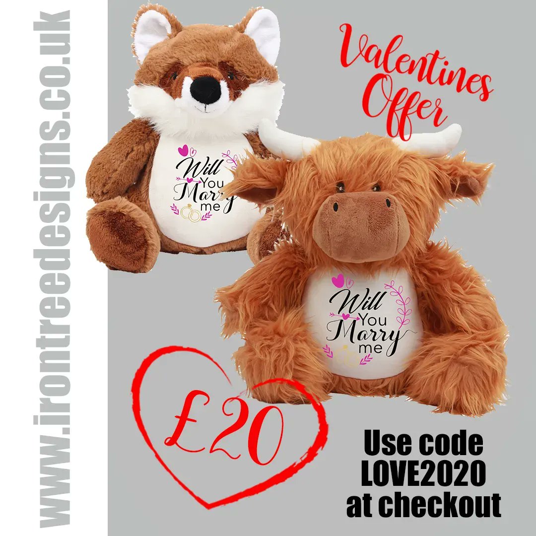 IronTreeDesigns's tweet image. Only 2 days left on this fantastic offer saving you £5 this Valentines day.
Choose your character and the message and we will do the rest.
Use code LOVE2022 at checkout to get yours for only £20 (until 09.02.22)
buff.ly/2MgwXdn
#valentine #love #2022 #cute