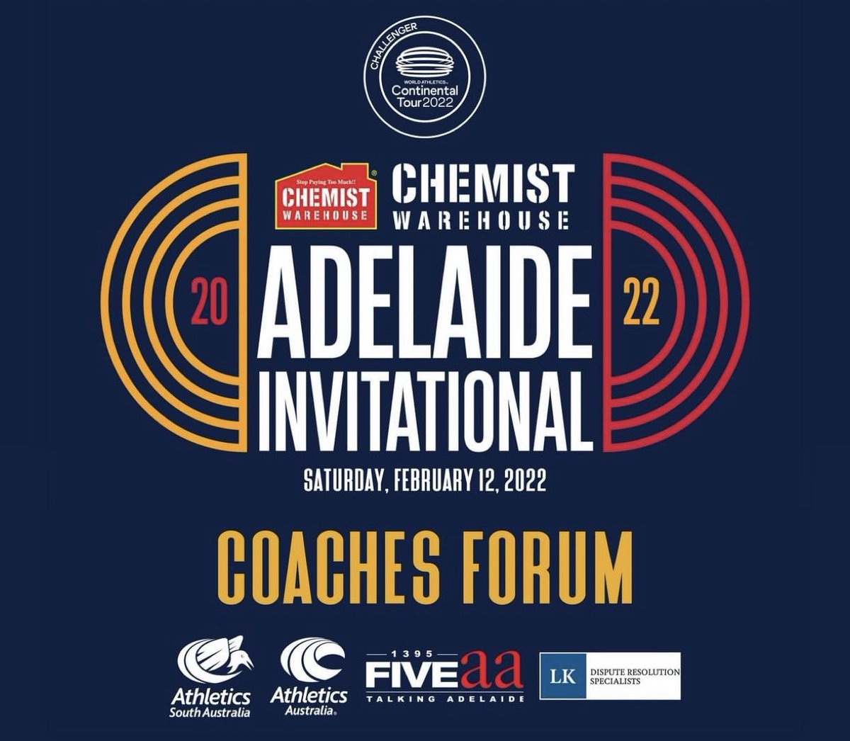 adamdidykRun's tweet photo. Get along to the Adelaide Invitational Coaches Forum on Saturday, to hear Andrew Murphy, @jrinaldi800 and Brent Vallance share their knowledge on LTAD / 800m / Climatic preparation.
Register to attend:
https://t.co/vRPGI0FgPI https://t.co/WKE8mQONrk