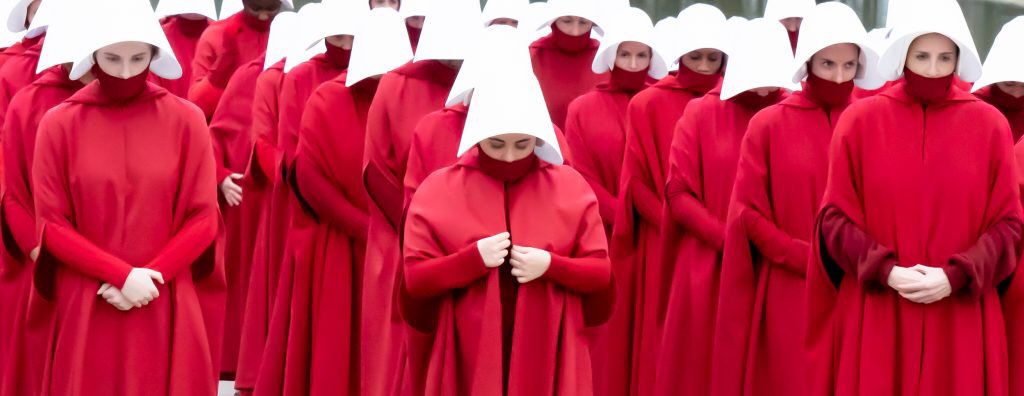 Thinking about handing out ‘Handmaids Tale’ flyers to every woman, especially the younger women who are now choosing to be slaves to our totalitarian governments now by wearing a mask when even the Government has removed ‘mandate’, seeing so many today.  #takeoffyourmask