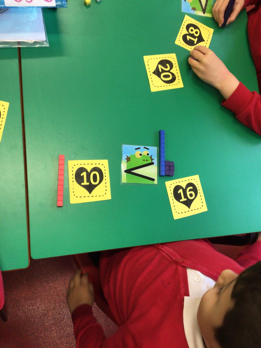 MrsJAndrews's tweet photo. @UplandsManor today in 1G we have been learning about greater than and less than. https://t.co/LmPGv2pu85